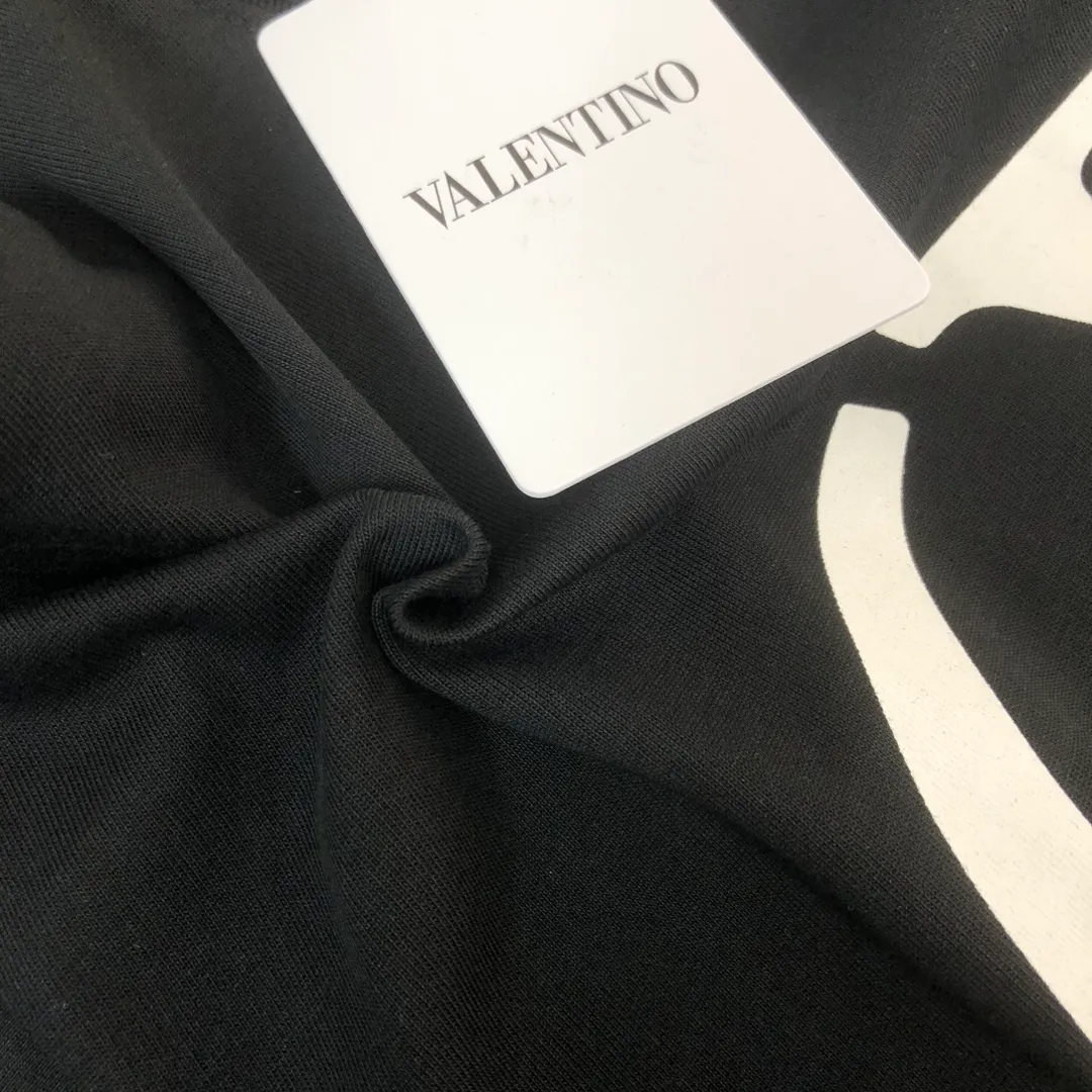 💰P85💥 VALENTINO/ Same Style T ～ logo ～ ～ ！ Breathable ， 。Premium ！ Same Style！ ：Black White Size：M-3XL（ ！）